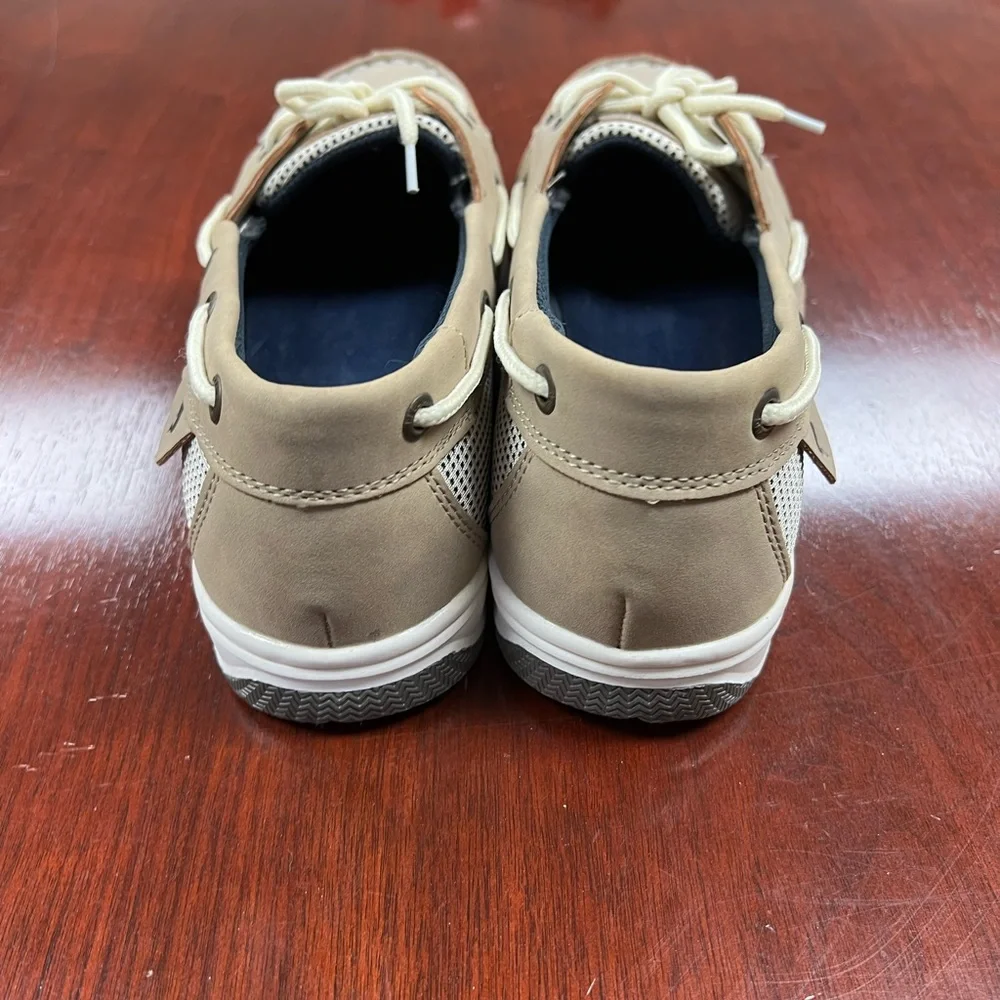 Reel Legends Womens Tan Boat Shoes Sz 9 - Picture 2 of 7